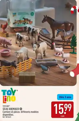 ALDI TOYLINO Seau Animaux offre