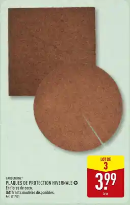 ALDI GARDENLINE Plaques de protection hivernale offre