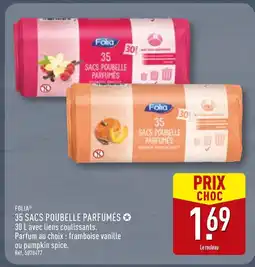 ALDI FOLIA 35 sacs poubelle parfumés offre
