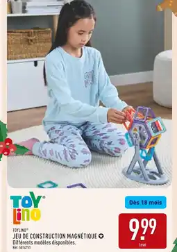 ALDI TOYLINO Jeu de construction magnétique offre