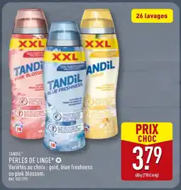 ALDI TANDIL Perles de linge Pink Blossom offre