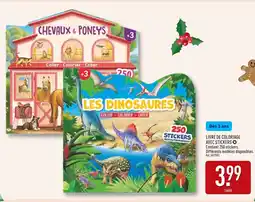 ALDI Chevaux & Poneys Livre de coloriage avec stickers offre