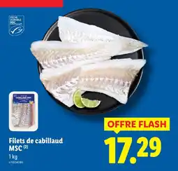 Lidl MSC Filets de cabillaud offre