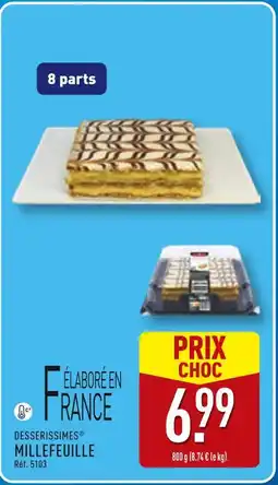 ALDI Desserssimes Millefeuille offre