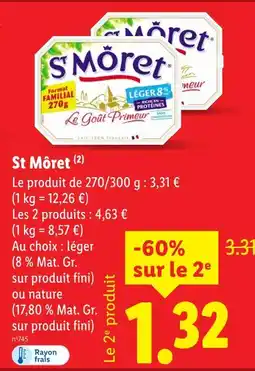 Lidl St Môret offre