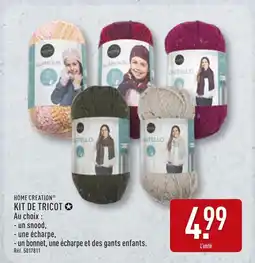 ALDI HOME CREATION Kit de tricot - Glamour offre