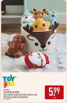 ALDI TOYLINO PELUCHE DE NOËL offre