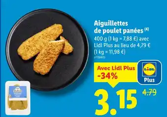 Lidl L'Etal du Volailler Aiguillettes de poulet panées offre