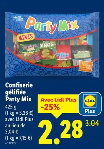 Lidl Party Mix offre