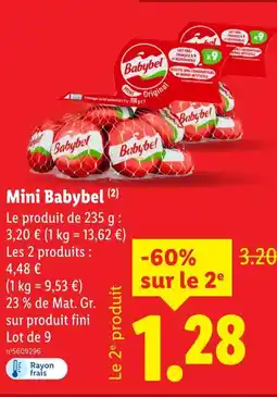 Lidl BABYBEL Mini Babybel offre