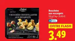 Lidl Deluxe Bouchées aux escargots offre