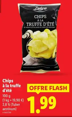 Lidl Deluxe Chips à la truffe d'été offre