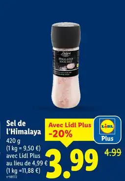 Lidl DELUXE Sel de l’himalaya offre
