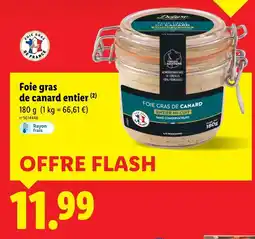 Lidl DELUXE Foie gras de canard entier offre