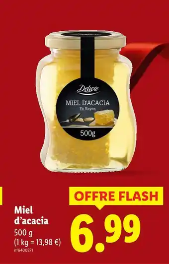 Lidl Deluxe Miel d'acacia offre
