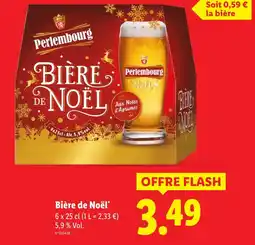 Lidl PERLEMBOURG Bière de noël offre