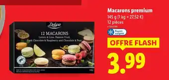 Lidl DELUXE Macarons premium offre