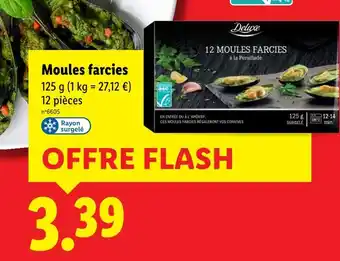 Lidl DELUXE Moules farcies offre