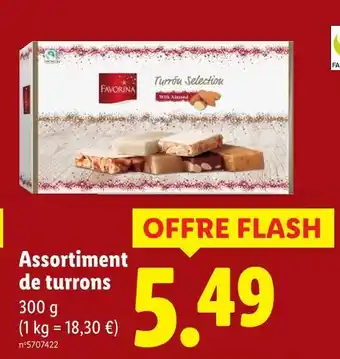 Lidl FAVORINA Assortiment de turrons offre
