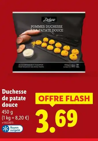 Lidl DELUXE Duchesse de patate douce offre