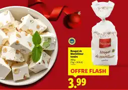 Lidl FAVORINA Nougat de Montélimar tendre offre