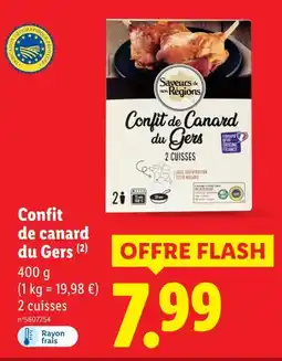 Lidl Confit de Canard du Gers offre