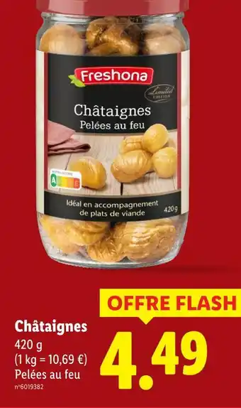 Lidl FRESHONA Châtaignes offre