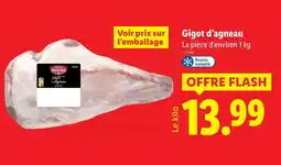 Lidl Lidl Le Boucher Gigot d'agneau offre