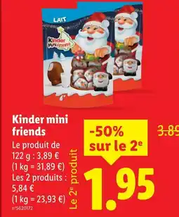 Lidl Kinder Mini Friends offre