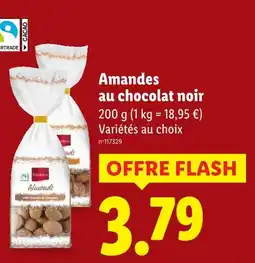 Lidl FAVORINA Amandes au chocolat noir offre