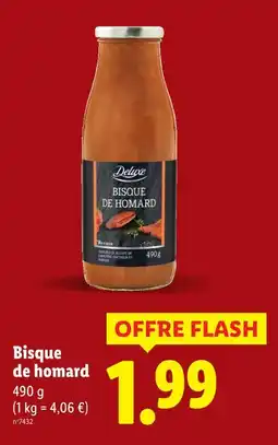 Lidl Deluxe Bisque de homard offre