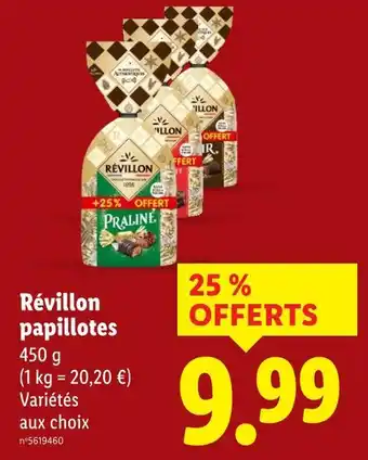 Lidl REVILLON Papillotes offre