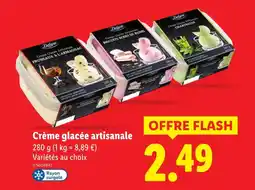Lidl DELUXE Crème glacée artisanale Pruneaux à l'Armagnac offre