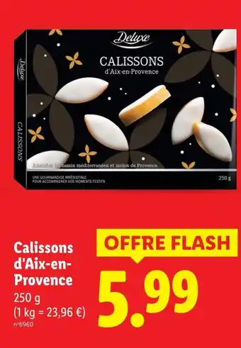 Lidl DELUXE Calissons d'Aix-en-Provence offre