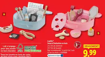 Lidl LUPILU Jouet d'imitation en bois offre