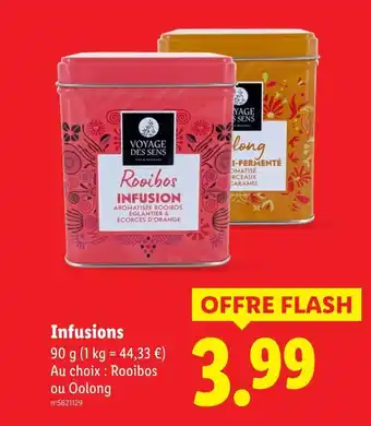 Lidl Voyage des Sens Rooibos Infusion offre