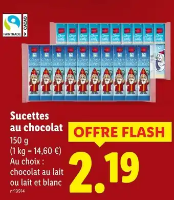 Lidl Sucettes au chocolat offre