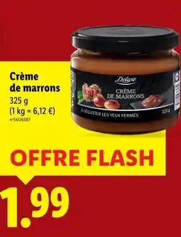 Lidl Deluxe Crème de marrons offre