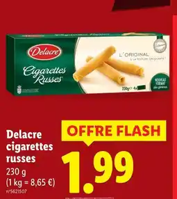 Lidl DELACRE Cigarettes russes offre
