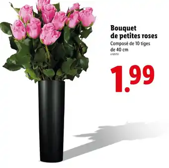 Lidl Bouquet de petites roses offre