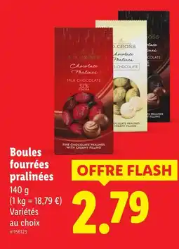 Lidl J.D. GROSS Boules fourrées pralinées offre