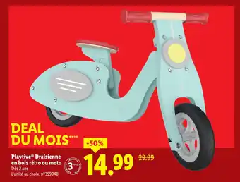 Lidl Draisienne en bois rétro ou moto offre