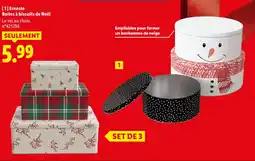 Lidl ERNESTO Boîtes à biscuits de Noël offre