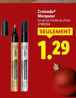 Lidl CRELANDO Marqueur offre