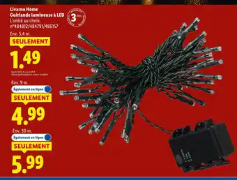 Lidl LIVARNO HOME Guirlande lumineuse à LED offre