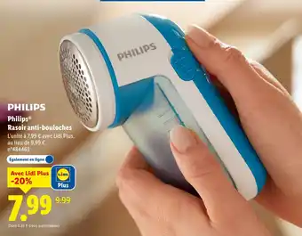 Lidl Philips Rasoir anti-bouloches offre