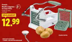 Lidl ERNESTO Moulin à légumes ou coup-frites offre