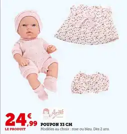 Super U ARIAS Poupon 33 cm offre