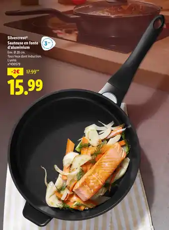 Lidl SILVERCREST Sauteuse en fonte d'aluminium offre
