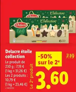 Lidl Delacre Delacre étoile Collection offre